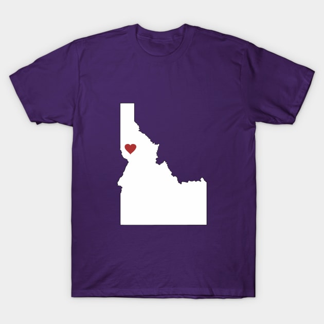 Idaho Loves Moscow/Lewiston/Orofino T-Shirt by MacGordonsEmporium